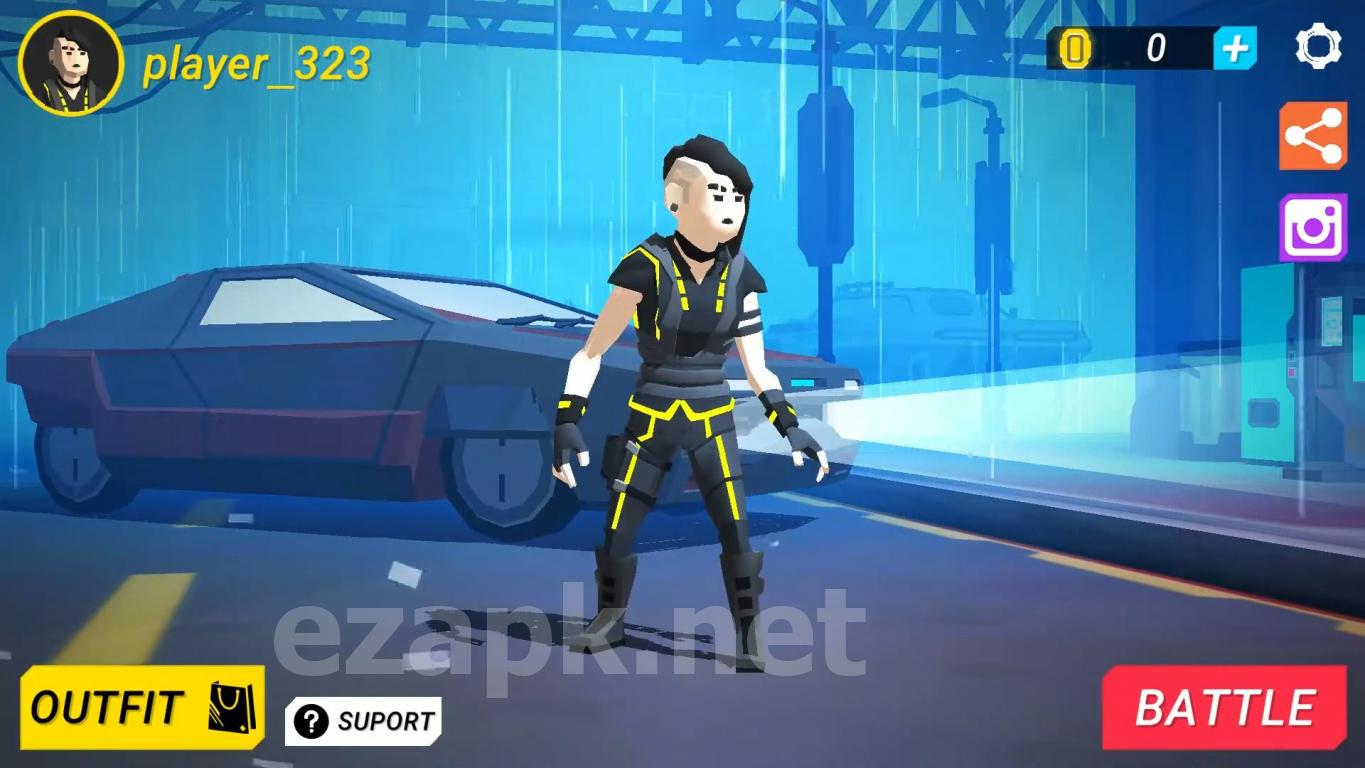 Cyber Fortress: Cyberpunk Battle Royale Frag Squad