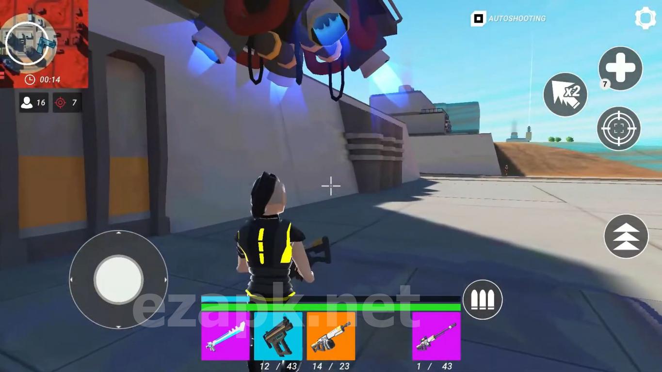 Cyber Fortress: Cyberpunk Battle Royale Frag Squad
