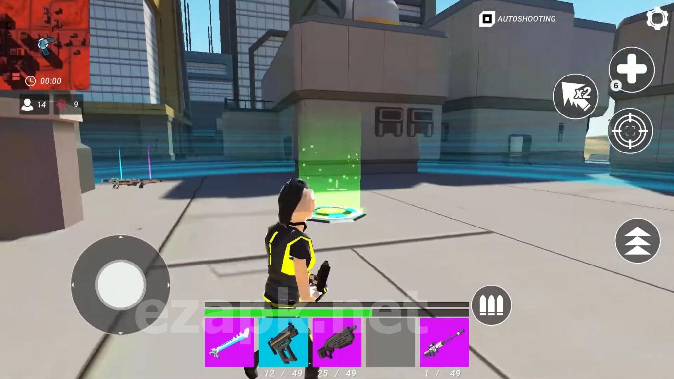 Cyber Fortress: Cyberpunk Battle Royale Frag Squad