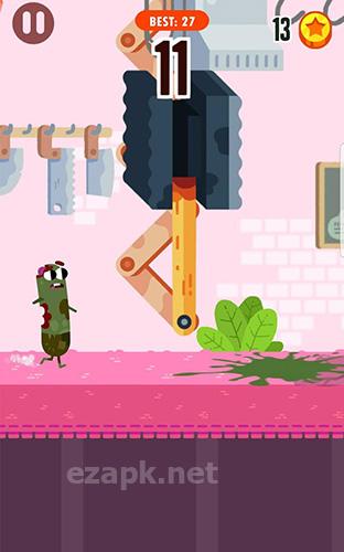 Run, sausage, run!