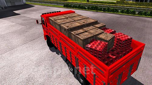 Truck driver simulation: Cargo transport