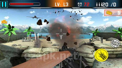 Shoot war: Gun fire defense