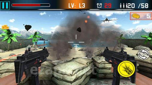Shoot war: Gun fire defense