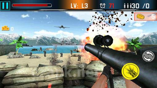 Shoot war: Gun fire defense