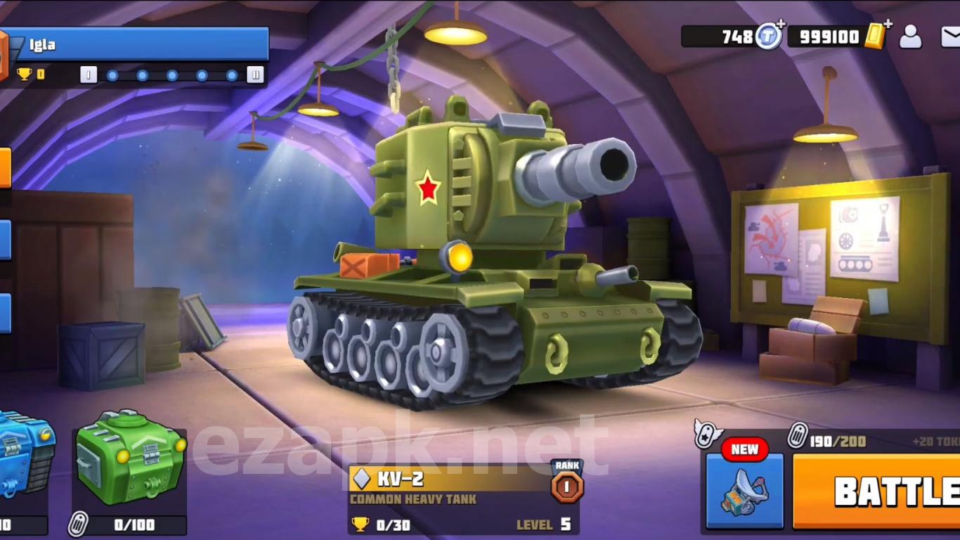 Tanks Brawl : Fun PvP Battles!