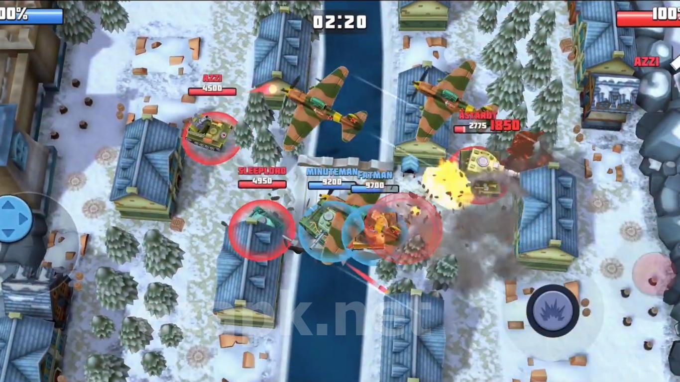 Tanks Brawl : Fun PvP Battles!