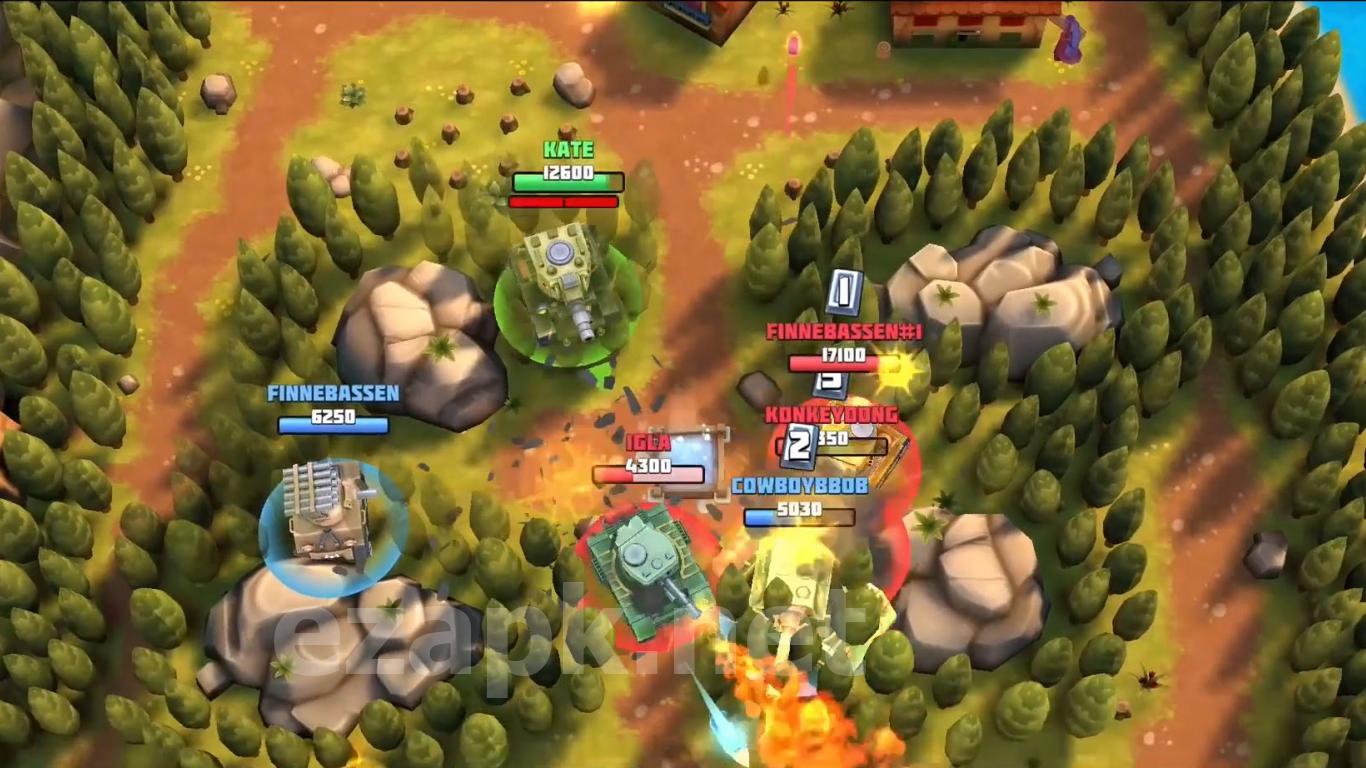 Tanks Brawl : Fun PvP Battles!
