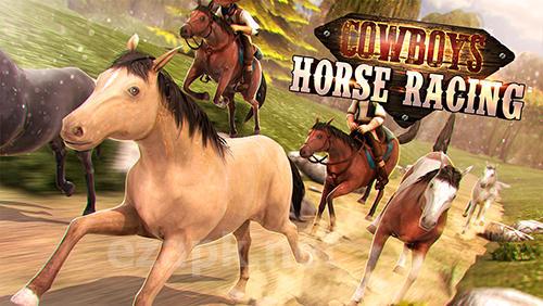 Cowboys horse racing field