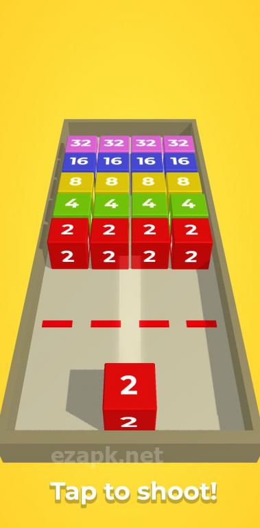 Chain Cube: 2048 3D merge game
