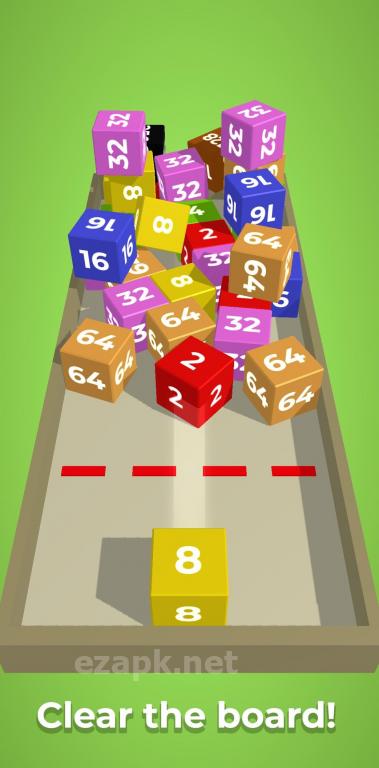 Chain Cube: 2048 3D merge game