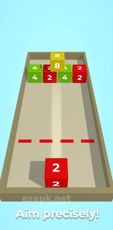 Chain Cube: 2048 3D merge game