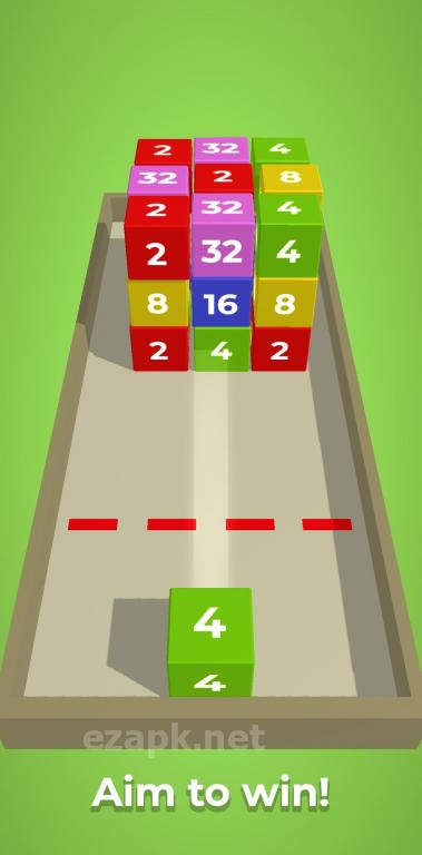 Chain Cube: 2048 3D merge game