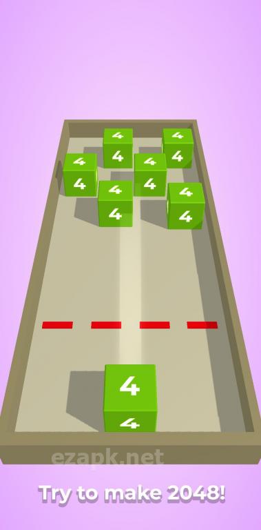 Chain Cube: 2048 3D merge game