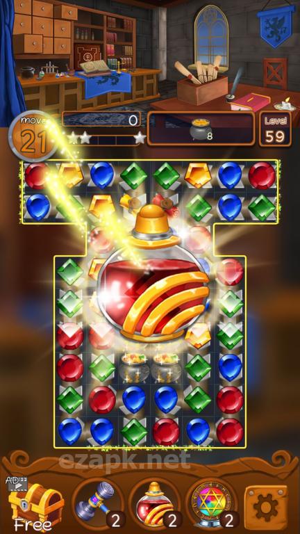 Jewels Magic Kingdom: Match-3 puzzle