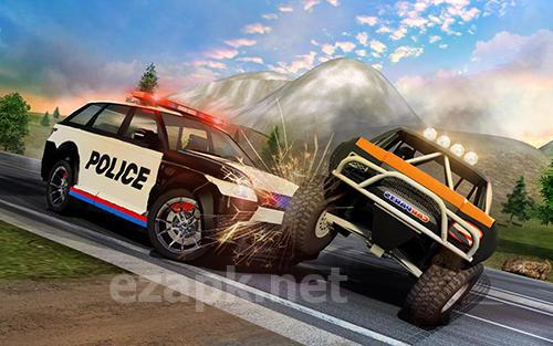 Police car smash 2017