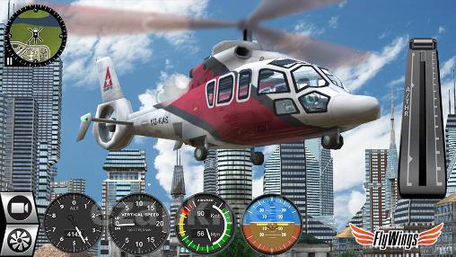 Helicopter simulator 2016. Flight simulator online: Fly wings