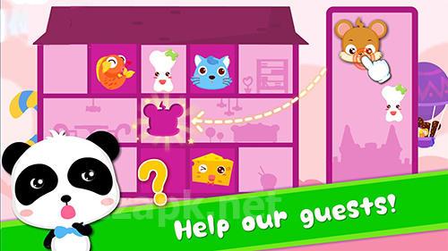 Baby panda's puzzle town: Healthy eating