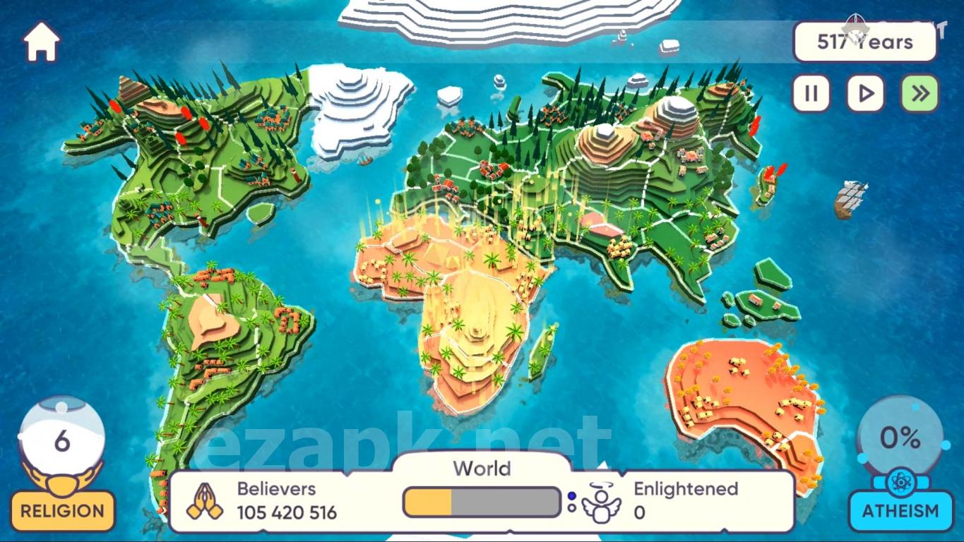 Religion inc. God Simulator & Sandbox World Create
