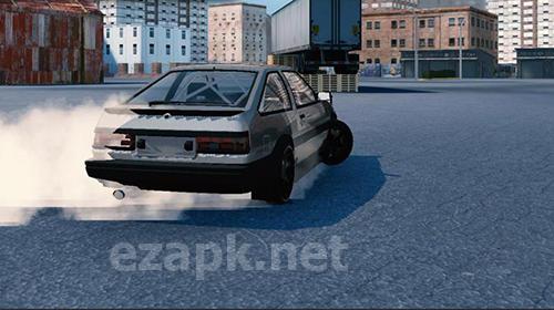 Drift fanatics: Sports car drifting race