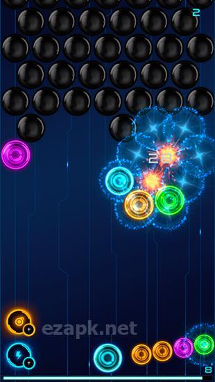 Magnetic balls 2: Glowing neon bubbles