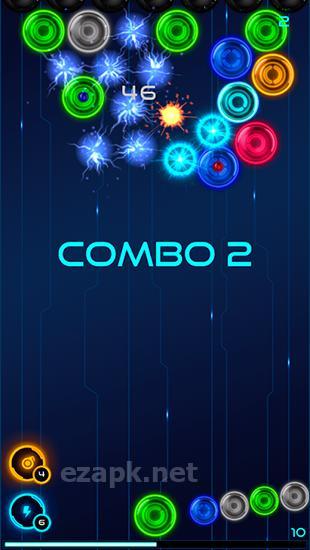 Magnetic balls 2: Glowing neon bubbles
