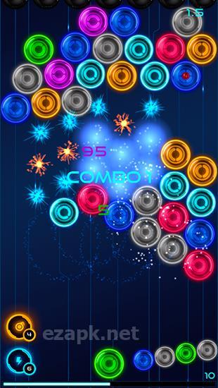 Magnetic balls 2: Glowing neon bubbles