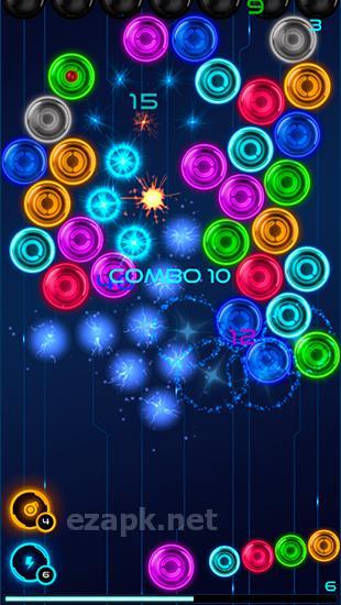 Magnetic balls 2: Glowing neon bubbles
