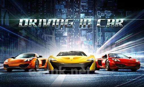 Driving in car