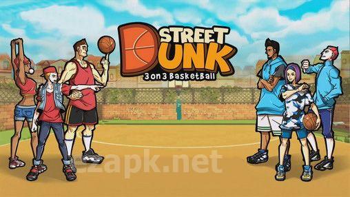 Street dunk: 3 on 3 basketball