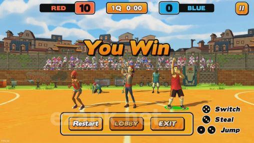 Street dunk: 3 on 3 basketball
