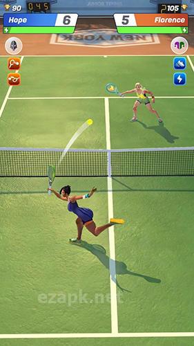 Tennis clash: 3D sports