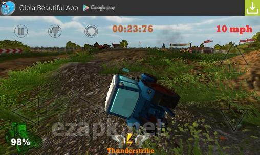 Crazy farm: Racing heroes 3D