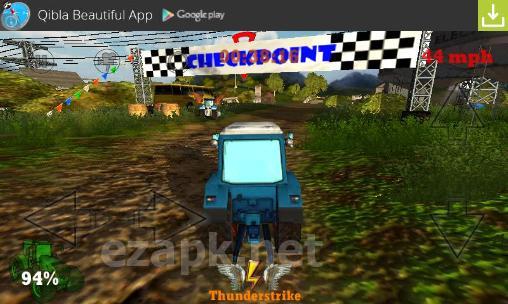 Crazy farm: Racing heroes 3D