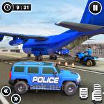 US police Hummer car quad bike transport