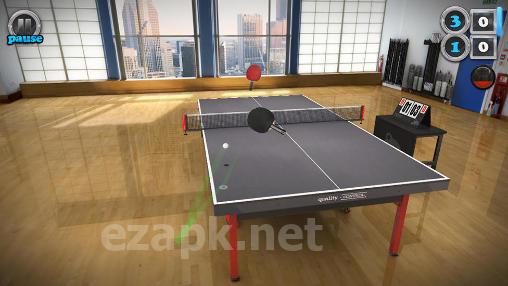 Table tennis touch