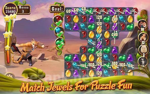 Puss in boots: Jewel rush