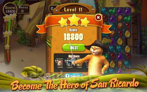 Puss in boots: Jewel rush