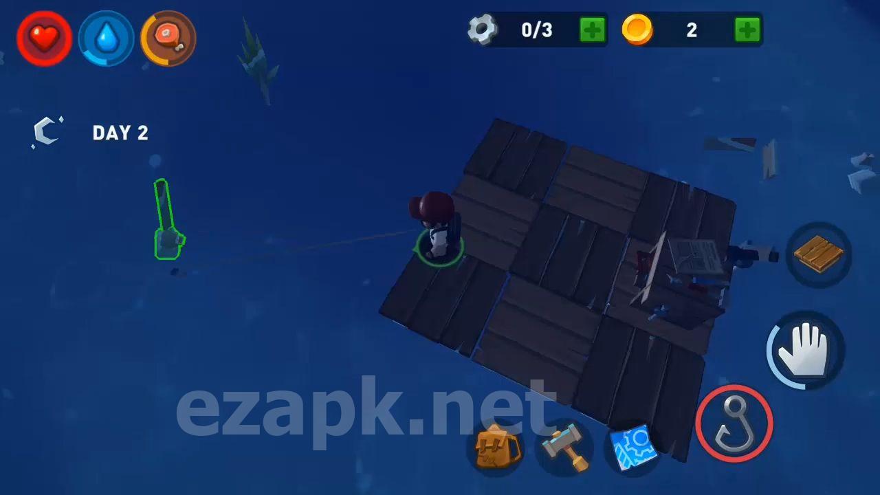 Epic Raft: Fighting Zombie Shark Survival