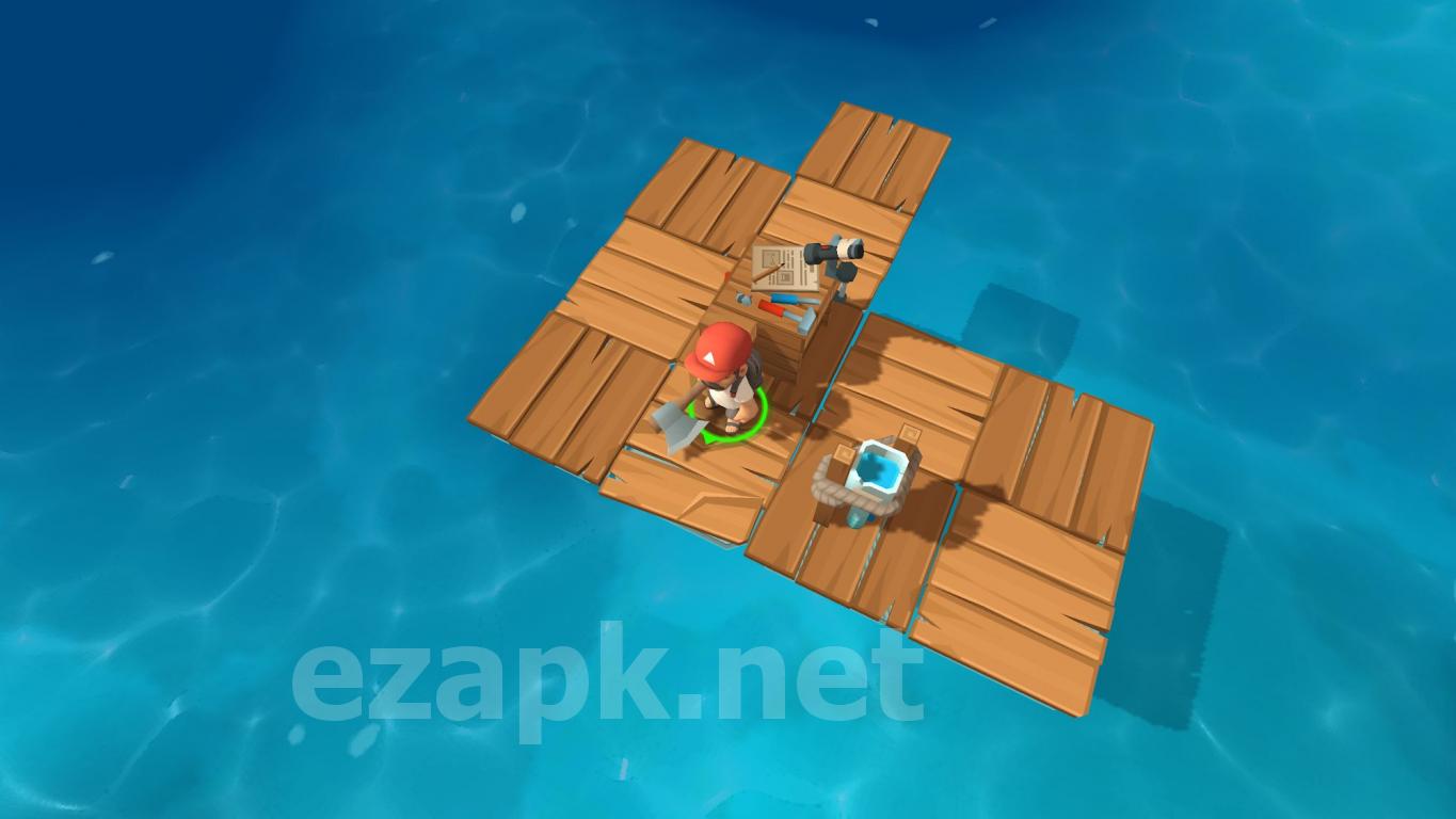 Epic Raft: Fighting Zombie Shark Survival