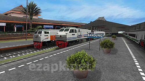 Indonesian train simulator