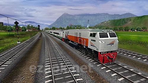 Indonesian train simulator
