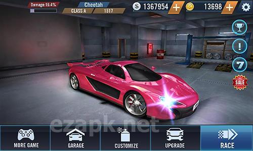 Furious car racing