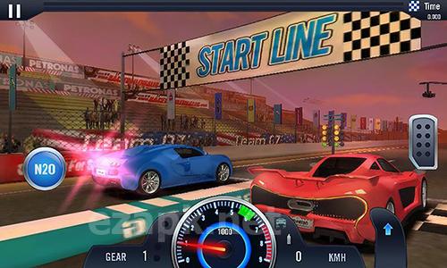 Furious car racing