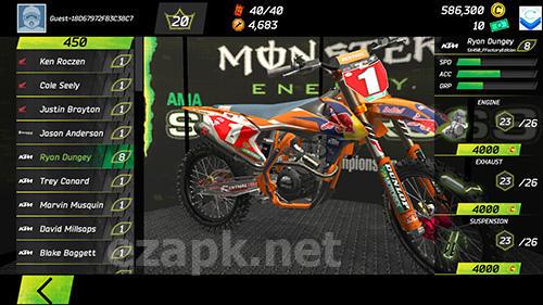 Monster energy supercross game