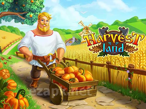 Harvest land. Slavs: Farm