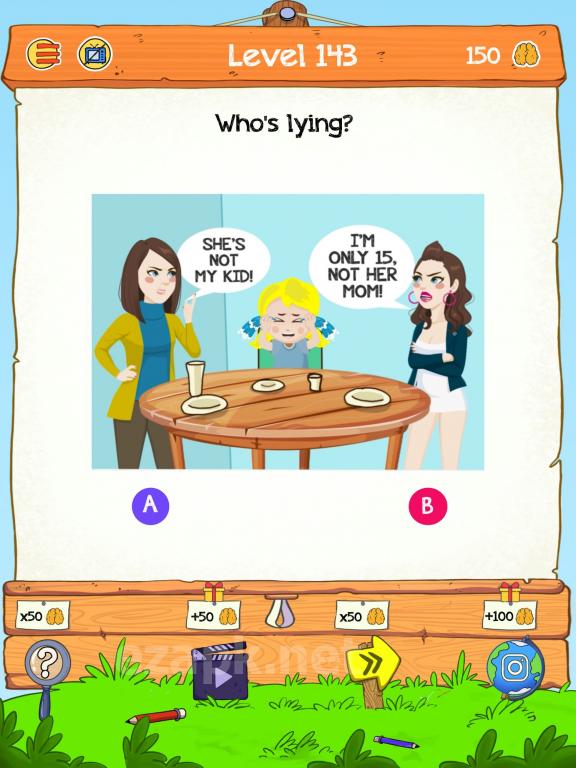 Braindom 2: Who is Lying? Fun Brain Teaser Riddles
