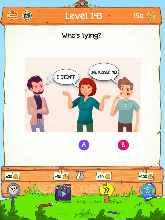 Braindom 2: Who is Lying? Fun Brain Teaser Riddles