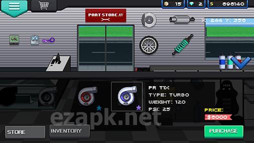 Pixel car racer