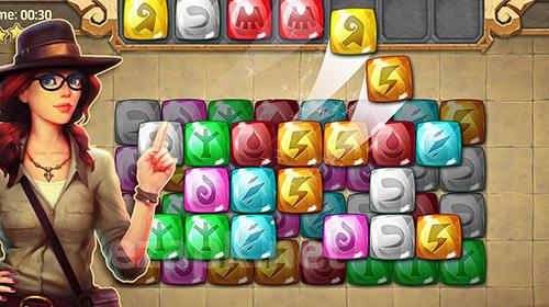 Jones adventure mahjong: Quest of jewels cave