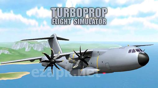 Turboprop flight simulator 3D